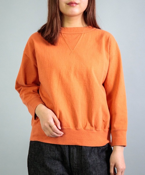 OMNIGOD womens / オムニゴッド] 8/天竺 マニッシュトレーナー