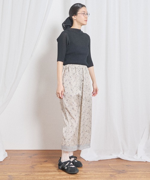 fig London(フィグロンドン)の「Lilly half sleeve(ニット/セーター・レディース・アッシュグレー/ブラック・FREE)」の19枚目の写真