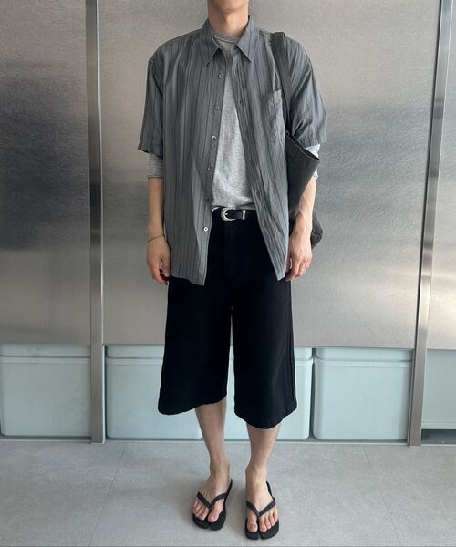 FABREGAT（ファブレガ）の「サイドラインチノバミューダパンツ（ブラック）（その他パンツ・レディース・その他・1/2/3/4）」の4枚目の写真