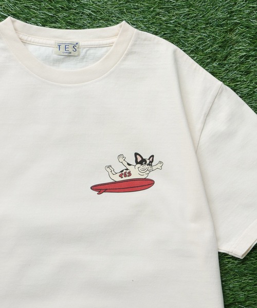 The Endless Summer（エンドレスサマー）の「TES FLY HIGH T-SHIRT / Tシャツ（Tシャツ/カットソー・メンズ・アイボリー/ホワイト・SMALL/MEDIUM/LARGE/X-LARGE）」の10枚目の写真
