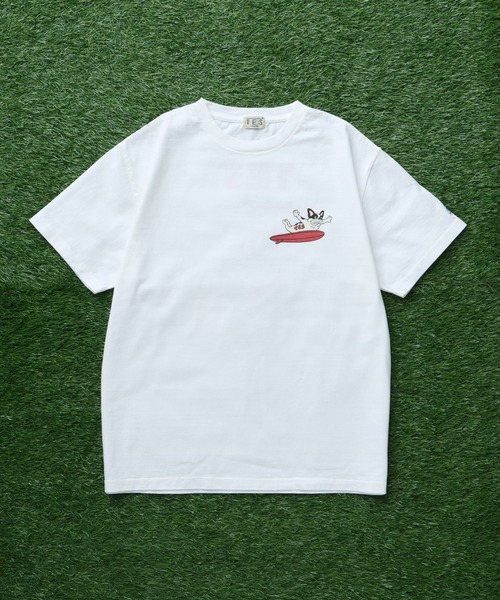 The Endless Summer（エンドレスサマー）の「TES FLY HIGH T-SHIRT / Tシャツ（Tシャツ/カットソー・メンズ・アイボリー/ホワイト・SMALL/MEDIUM/LARGE/X-LARGE）」の4枚目の写真