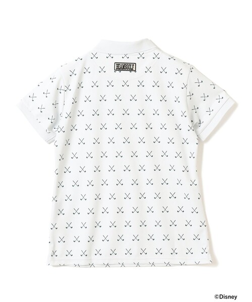 BEAMS GOLF(ビームスゴルフ)の「〈WOMEN〉Disney / ミッキーマウス / 総柄 ポロシャツ(吸水速乾・UVカット)(ポロシャツ・レディース・ネイビー/オフホワイト・SMALL/MEDIUM/LARGE)」の7枚目の写真