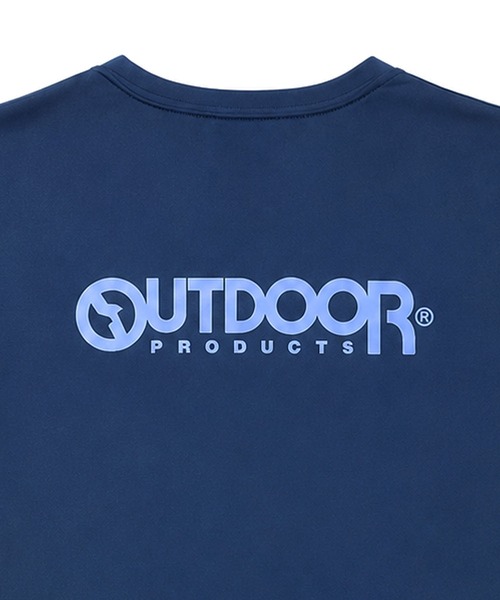 OUTDOOR PRODUCTS(アウトドアプロダクツ)の「【OUTDOOR×ヒヤロン】メンズ 胸ポケットTシャツ ひんやり 冷感(Tシャツ/カットソー・メンズ・ホワイト/ブルーグレー・L/LL/M)」の6枚目の写真