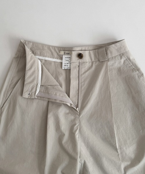 CANAL JEAN（キャナルジーン）の「El mar　コットンタックワイドパンツ（その他パンツ・レディース・イエロー/ライトグレー・SMALL/MEDIUM）」の8枚目の写真