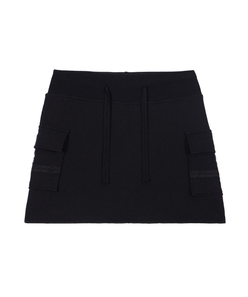 DYSFUNCT(ディスファンクト)の「BANDED POCKET MINI SKIRT(BLACK)(スカート・レディース・その他・FREE)」の4枚目の写真