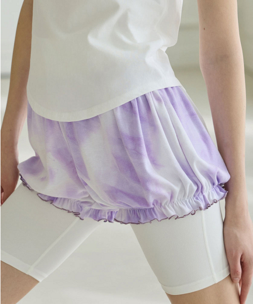 DEVIWEAR(デヴィウェア)の「フリルバルーンショーツ DEVI-B0093-ラベンダー(その他パンツ・レディース・ラベンダー・SMALL/MEDIUM)」の4枚目の写真