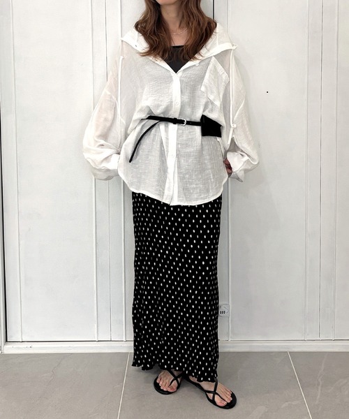 ISOOK（アイスー）の「【ISOOK / アイスー】配色カップ付きリブキャミソール / パイピング インナー カップ付きキャミソール リブタンク ブラトップ ZOZOTOWN限定（キャミソール・レディース・チャコール/ホワイト・FREE）」の11枚目の写真