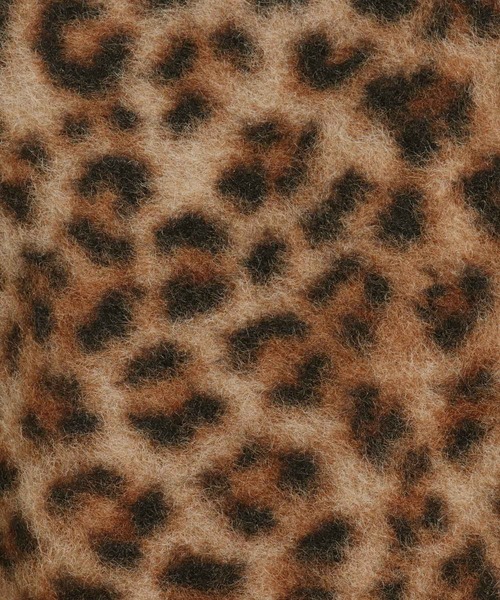 CAMBIO(カンビオ)の「mj11652- Leopard Asymmetric Short Jacket アシンメトリーショート丈フードブルゾン(MIU-262-004)(ブルゾン・メンズ・ブラウン/チャコール・L/M/S)」の9枚目の写真