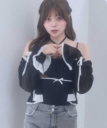 【Belle Charme】Bell Sleeve Knit Cardigan