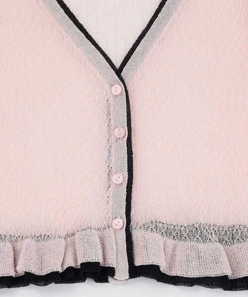 OLIVE des OLIVE(オリーブデオリーブ)の「【Belle Charme】Bell Sleeve Knit Cardigan(カーディガン/ボレロ・レディース・オフホワイト/ピンク/ブラック・FREE)」の19枚目の写真