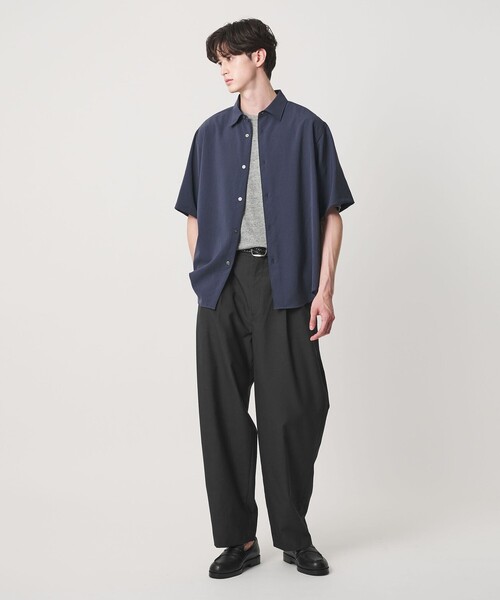 BEAUTY&YOUTH UNITED ARROWS（ビューティーアンドユースユナイテッドアローズ）の「トロピカル TW バレル スラックス NO.9（スラックス・メンズ・ブラック/ダークグレー・XL/L/S/M）」の5枚目の写真