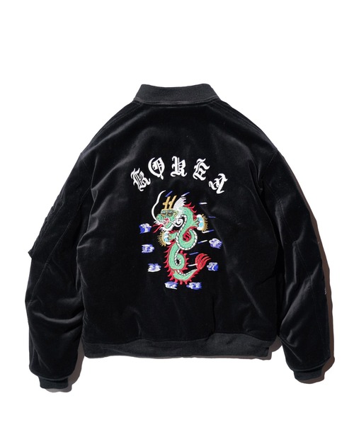 THRIFTY LOOK(スリフティールック)の「THRIFTY LOOK / スリフティールック KOREAN SOUVENIR PADDED JACKET コリアン スーベニア パデッドジャケット(ブルゾン・メンズ・ブラック/ブラック系その他・MEDIUM/LARGE)」の8枚目の写真