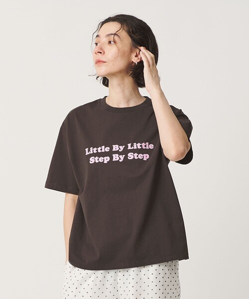 OAFISH(オアフィッシュ)の「【別注】<OAFISH>ワイド ショートスリーブTシャツ(Tシャツ/カットソー・レディース・ケリーグリーン/ブラウン系・S)」の3枚目の写真