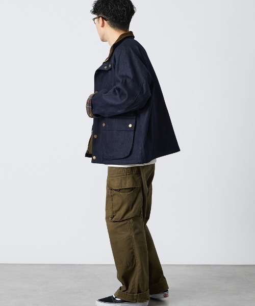 Barbour（バブアー）の「[Barbour/バブアー] 別注 BEDALE スタンドカラー ビデイルショートジャケット（その他アウター・レディース・ブラック/オリーブ/インディゴブルー・38/36/34/42/40）」の11枚目の写真