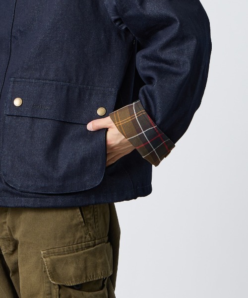 Barbour（バブアー）の「[Barbour/バブアー] 別注 BEDALE スタンドカラー ビデイルショートジャケット（その他アウター・レディース・ブラック/オリーブ/インディゴブルー・38/36/34/42/40）」の15枚目の写真