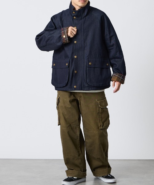 Barbour（バブアー）の「[Barbour/バブアー] 別注 BEDALE スタンドカラー ビデイルショートジャケット（その他アウター・レディース・ブラック/オリーブ/インディゴブルー・38/36/34/42/40）」の5枚目の写真