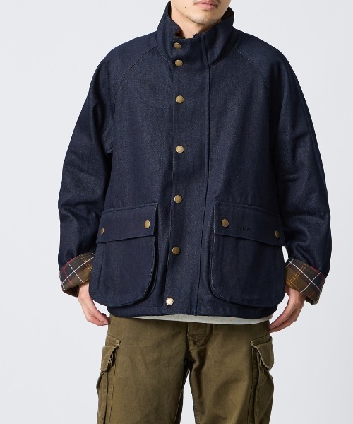 Barbour（バブアー）の「[Barbour/バブアー] 別注 BEDALE スタンドカラー ビデイルショートジャケット（その他アウター・レディース・ブラック/オリーブ/インディゴブルー・38/36/34/42/40）」の9枚目の写真