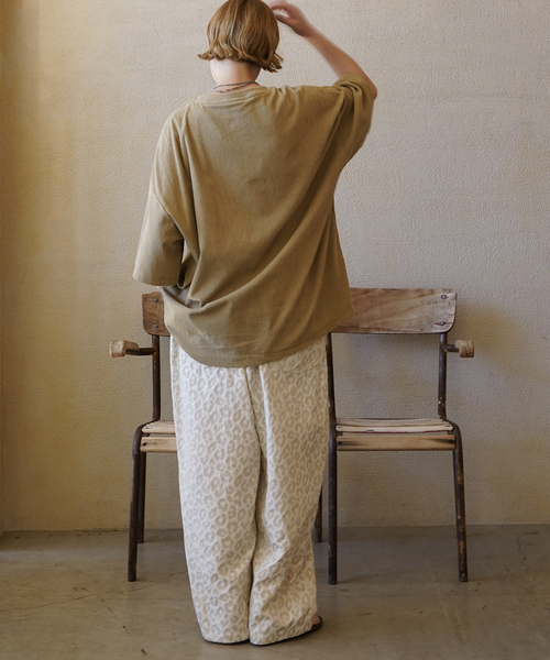 JOURNAL STANDARD LUXE（ジャーナルスタンダード　ラックス）の「ダブルJQレオパ イージーパンツ（その他パンツ・レディース・チャコールグレー/アイボリー・FREE）」の21枚目の写真