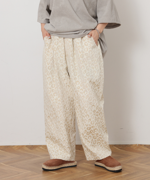 JOURNAL STANDARD LUXE（ジャーナルスタンダード　ラックス）の「ダブルJQレオパ イージーパンツ（その他パンツ・レディース・チャコールグレー/アイボリー・FREE）」の20枚目の写真