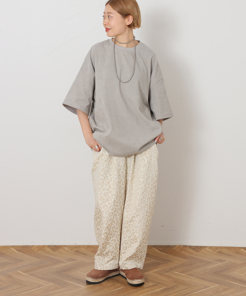JOURNAL STANDARD LUXE（ジャーナルスタンダード　ラックス）の「ダブルJQレオパ イージーパンツ（その他パンツ・レディース・チャコールグレー/アイボリー・FREE）」の19枚目の写真