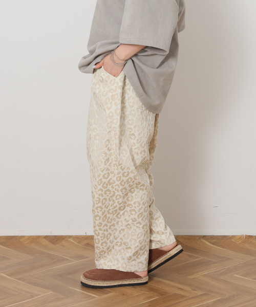 JOURNAL STANDARD LUXE（ジャーナルスタンダード　ラックス）の「ダブルJQレオパ イージーパンツ（その他パンツ・レディース・チャコールグレー/アイボリー・FREE）」の18枚目の写真