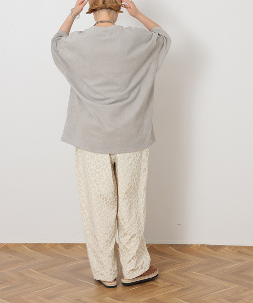 JOURNAL STANDARD LUXE（ジャーナルスタンダード　ラックス）の「ダブルJQレオパ イージーパンツ（その他パンツ・レディース・チャコールグレー/アイボリー・FREE）」の17枚目の写真