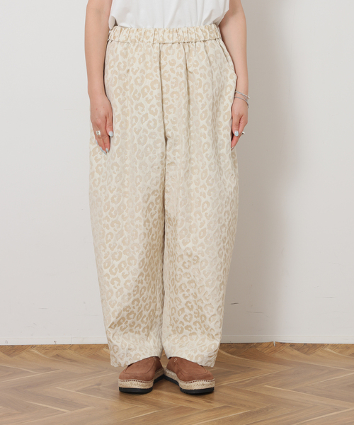 JOURNAL STANDARD LUXE（ジャーナルスタンダード　ラックス）の「ダブルJQレオパ イージーパンツ（その他パンツ・レディース・チャコールグレー/アイボリー・FREE）」の16枚目の写真