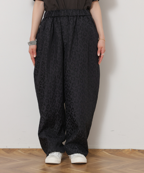 JOURNAL STANDARD LUXE(ジャーナルスタンダード ラックス)の「ダブルJQレオパ イージーパンツ(その他パンツ・レディース・チャコールグレー/アイボリー・FREE)」の16枚目の写真