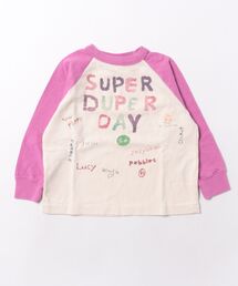 DENIM DUNGAREE | Vintage Cotton Jersey Scribble L/S Tee(Tシャツ/カットソー)