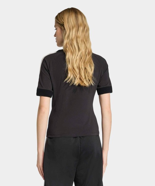 adidas(アディダス)の「ニット クロシェ ディテール付き カリ Tシャツ / アディダスオリジナルス adidas Originals(Tシャツ/カットソー・レディース・ブラック・XX-LARGE/LARGE/MEDIUM/SMALL/X-LARGE)」の11枚目の写真