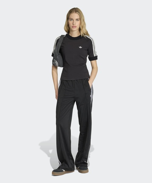 adidas(アディダス)の「ニット クロシェ ディテール付き カリ Tシャツ / アディダスオリジナルス adidas Originals(Tシャツ/カットソー・レディース・ブラック・XX-LARGE/LARGE/MEDIUM/SMALL/X-LARGE)」の14枚目の写真