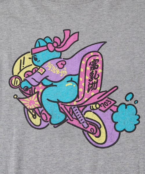 PUNYUS(プニュズ)の「【NEW SIZE】ニャンキーTシャツ(Tシャツ/カットソー・レディース・グレー/ホワイト・4/3/2/1/5)」の22枚目の写真