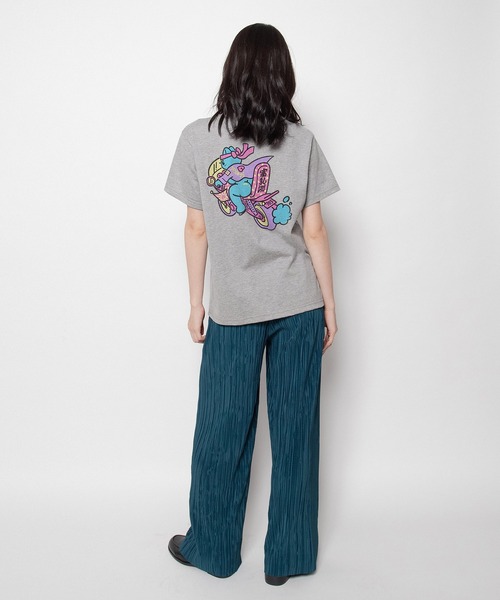PUNYUS(プニュズ)の「【NEW SIZE】ニャンキーTシャツ(Tシャツ/カットソー・レディース・グレー/ホワイト・4/3/2/1/5)」の7枚目の写真
