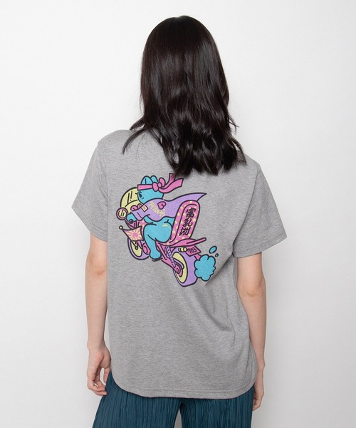 PUNYUS(プニュズ)の「【NEW SIZE】ニャンキーTシャツ(Tシャツ/カットソー・レディース・グレー/ホワイト・4/3/2/1/5)」の8枚目の写真