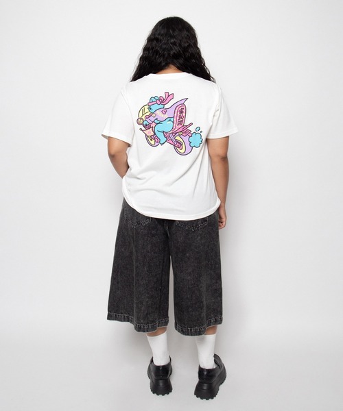 PUNYUS(プニュズ)の「【NEW SIZE】ニャンキーTシャツ(Tシャツ/カットソー・レディース・グレー/ホワイト・4/3/2/1/5)」の11枚目の写真