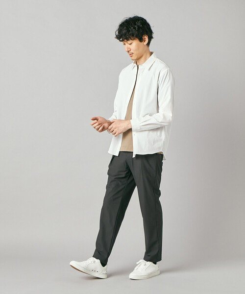 COMME CA MEN(コムサメン)の「37.5(R)テクノロジー レギュラーカラーシャツ(シャツ/ブラウス・メンズ・ブラウン/ベージュ/ホワイト/チャコールグレー/サックスブルー・L/XL/S/M)」の7枚目の写真
