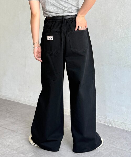 CPCM(シーピーシーエム)の「ワイドチノパンツ(その他パンツ・レディース・ベージュ/アイボリー/ブラック・SMALL/MEDIUM)」の3枚目の写真