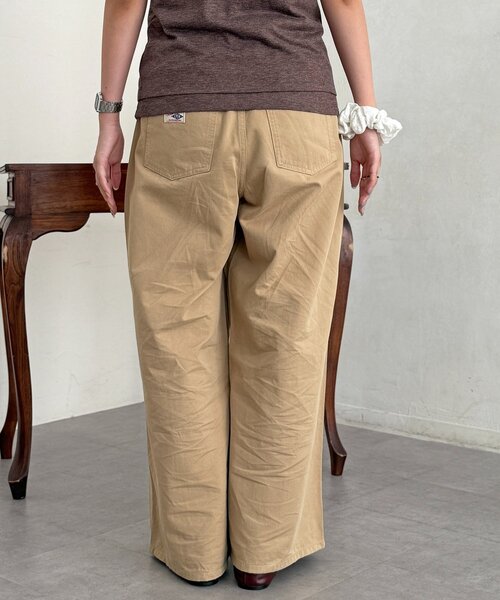 CPCM(シーピーシーエム)の「ワイドチノパンツ(その他パンツ・レディース・ベージュ/アイボリー/ブラック・SMALL/MEDIUM)」の6枚目の写真
