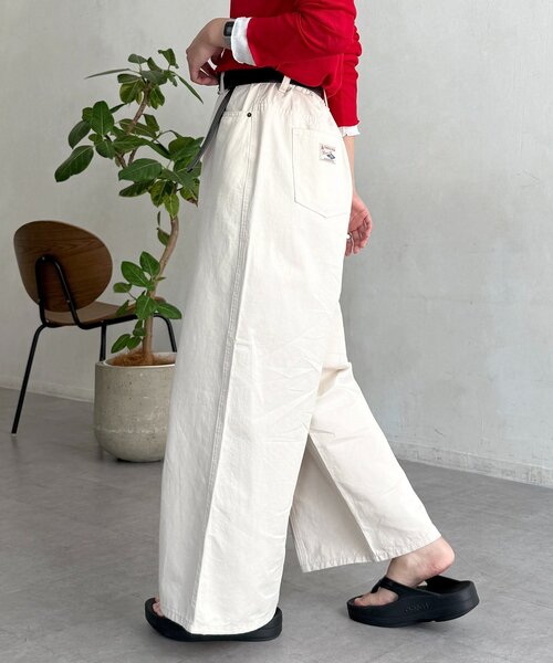 CPCM(シーピーシーエム)の「ワイドチノパンツ(その他パンツ・レディース・ベージュ/アイボリー/ブラック・SMALL/MEDIUM)」の11枚目の写真