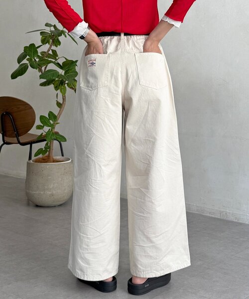 CPCM(シーピーシーエム)の「ワイドチノパンツ(その他パンツ・レディース・ベージュ/アイボリー/ブラック・SMALL/MEDIUM)」の12枚目の写真