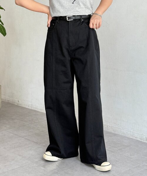 CPCM(シーピーシーエム)の「ワイドチノパンツ(その他パンツ・レディース・ベージュ/アイボリー/ブラック・SMALL/MEDIUM)」の16枚目の写真
