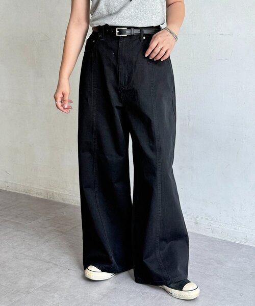 CPCM(シーピーシーエム)の「ワイドチノパンツ(その他パンツ・レディース・ベージュ/アイボリー/ブラック・SMALL/MEDIUM)」の20枚目の写真