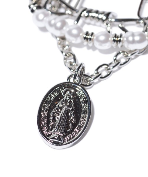 glamb(グラム)の「Maria Charm Bracelet / マリアチャームブレスレット(ブレスレット・メンズ・シルバー・FREE)」の9枚目の写真