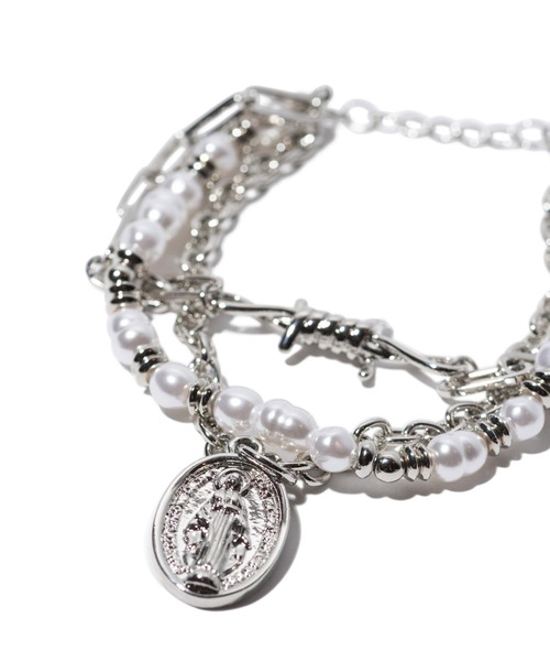 glamb(グラム)の「Maria Charm Bracelet / マリアチャームブレスレット(ブレスレット・メンズ・シルバー・FREE)」の10枚目の写真