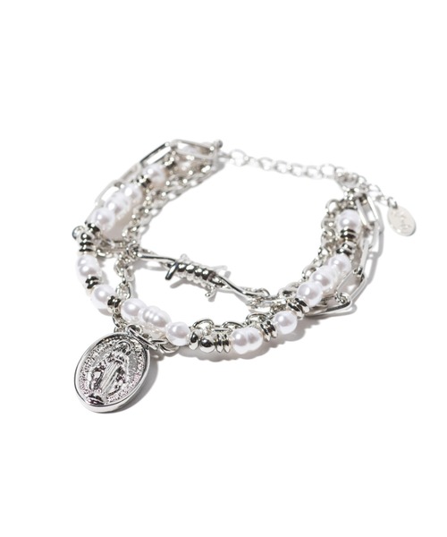 glamb(グラム)の「Maria Charm Bracelet / マリアチャームブレスレット(ブレスレット・メンズ・シルバー・FREE)」の8枚目の写真