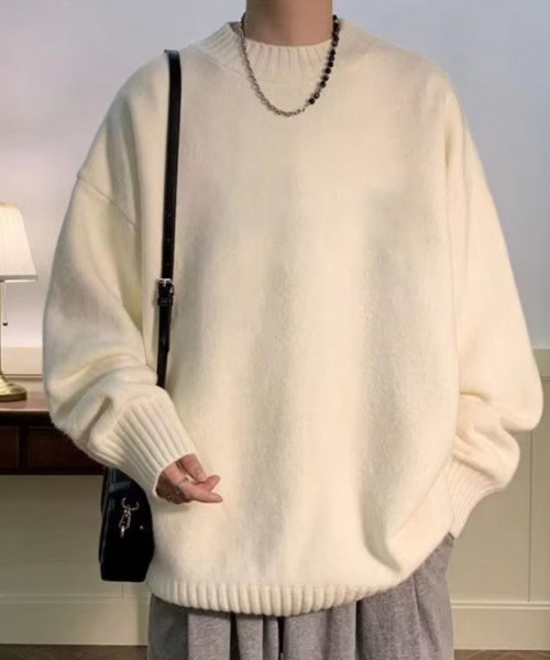 KELVIN（ケルヴァン）の「Cloud Comfort Sweater クラウドコンフォートセーター（ニット/セーター・メンズ・ブラック・LARGE/MEDIUM）」の3枚目の写真