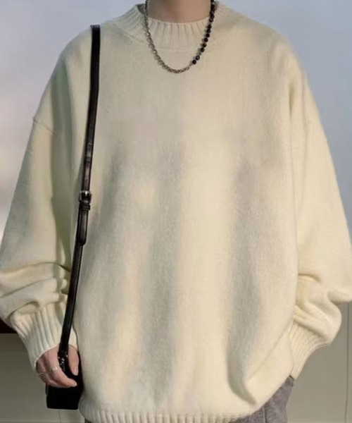 KELVIN（ケルヴァン）の「Cloud Comfort Sweater クラウドコンフォートセーター（ニット/セーター・メンズ・ブラック・LARGE/MEDIUM）」の4枚目の写真