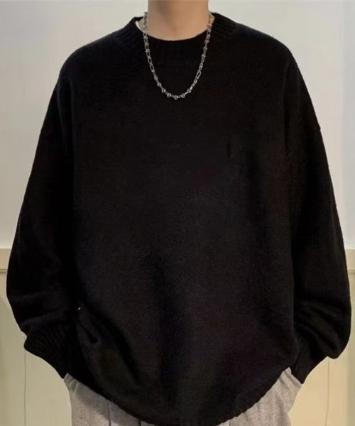 KELVIN（ケルヴァン）の「Cloud Comfort Sweater クラウドコンフォートセーター（ニット/セーター・メンズ・ブラック・LARGE/MEDIUM）」の8枚目の写真