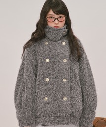 loin nuit（ロワンニュイ）の「2way shaggy middle coat   2wayシャギーミドルコート（その他アウター）」