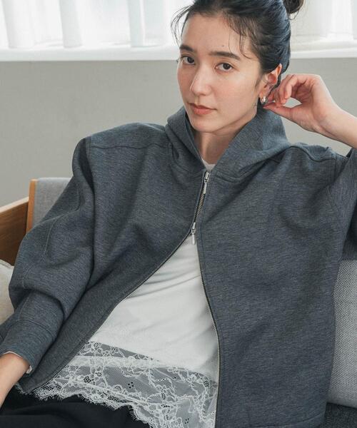 URBAN RESEARCH DOORS(アーバンリサーチドアーズ)の「レースドッキングカットソー(Tシャツ/カットソー・レディース・オフホワイト/ブラック・FREE)」の22枚目の写真